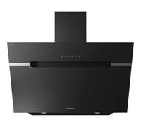 PHVS91FLTDPK 90cm Chimney Cooker Hood - Black