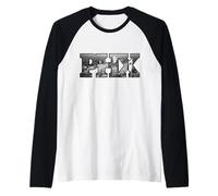 PHX Phoenix City Skyline of Downtown Phoenix, Arizona Raglan Baseball Tee