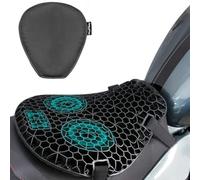 PhyiFlbey Universal Motorcycle Gel Seat Cushion,3D Honeycomb Shock Seat Honeycomb Cushion Motorcycle Cover Pressure Relief Ride Motorcycle Air Cushion,Shock Absorption Compatible with Any Model