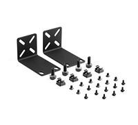 PhyinLan Rack Mount Kit for 12.6 inch Switches, Adjustable Rack Ears for Netgear, Cisco, D-Link, TRENDnet and Dell Products, Mount 12.6" Wide to 19" Equipment, Adjustable Hole Distance 14-30mm