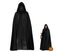 PHYNDR Darth Vader Cape with Hood Medieval Cape Cape Carnival Halloween Christmas Costume Adult