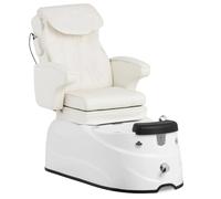 physa Electric Pedicure Chair - with foot bath - 105 W - 150 kg - white - back massager PHY_PSC_01