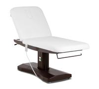 physa Massage Table - 1 motor - 300 W - 200 x 75 x 66 - 91 cm - 175 kg - brown / white PESCARA WHITE