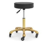 physa Rolling Stool - 54 - 72 cm - 150 kg - black / gold PHYSA WORCESTER BLACK_GOLD