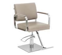 physa Salon Chair with Footrest - 50 - 66 cm - 200 kg - beige/silver PHYSA OTLEY BEIGE_SILVER