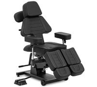 physa Tattoo Bed - height adjustable - 300 kg - foot pedal - black PHY_TC_01