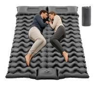 PHYSEN 2 Person Sleeping Mat Camping, Air Mattress for 196x130 cm - Foot Pump - Waterproof - Durable Sleeping Mat for the Garden, Festivals, Beach, Outdoor Adventures