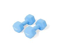 Physical 2 x 9kg Neo Hex Dumbbells - Grey - Weights for Body Toning, Cardio and Strength Training