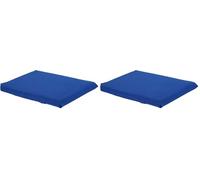 Physical Company Pilates Head Pad Covers, Ideal for Hands & Knees, Releases Hip Flexors, Maintains Neutral Alignment, Medium Density Foam Support, Yoga, Pilates, Small, 1 Inch, Blue (Pack of 2)