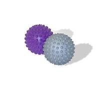 PHYSICAL Company Prickle Stimulating Ball/Spikey Ball - Purple&Grey 9cm