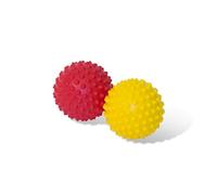 Physical Company Unisex Adult Prickle Stimulating Ball - Red/Yellow, Size 9
