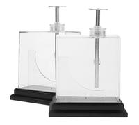 Physical Electrometer Foil Physics Teaching Instrument for Electrostatics | Plastic and Metal Construction, Desktop Setup, Detects Minute Static Charges from Objects during Laboratory Random Color