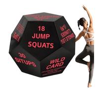 Physical Exercise Dice - 12 Sided Deluxe Portable Workout Game Equipment, Interactive Gym Workout Dice Collection | Dynamic Exercise Tool Pair