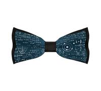 Physical Mathematics Science Formula Mens Bow Tie Adjustable Pre-Tied Bowtie Formal Necktie Fancy for Party Wedding