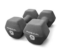 Physical Neo-Hex Dumbbells (up to 10kg), 9kg Pair