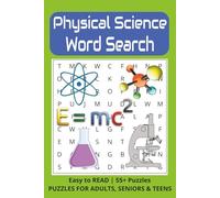 Physical Science Word Search: Fun & Educational Puzzles Exploring Physics, Chemistry, and the Building Blocks of Matter