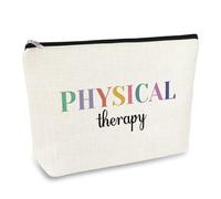 Physical Therapist Assistant Gifts Physical Therapy Makeup Bag PT Appreciation Gift Cosmetic Bag Birthday Christmas Thanksgiving Graduation Present for PT Travel Toiletry Makeup Organizer Zipper Pouch