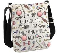 Physical Therapist Gift PT Month Thank You Gift I'M Analyzing Your Gait Physiotherapist Crossbody Bag, Analyzing Your Gait Cb, Multifunctional