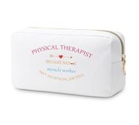 Physical Therapist Gifts Makeup Bag Physical Therapy Appreciation Gifts Thank You PT Therapist Gifts Cosmetic Bag Occupational Therapist Graduation Gift PTA Gift Christmas Birthday Gift Travel Pouch