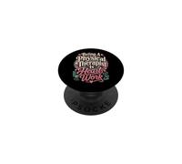 Physical Therapist PT Heart Tie Dye Retro Vintage Being A PopSockets Adhesive PopGrip