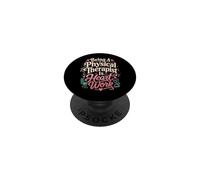 Physical Therapist PT Heart Watercolor Being A Physical PopSockets Adhesive PopGrip