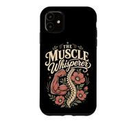 Physical Therapist PT Rose Flower The Muscle Whisperer Case for iPhone 11