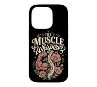 Physical Therapist PT Rose Flower The Muscle Whisperer Case for iPhone 14 Pro