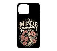 Physical Therapist PT Rose Flower The Muscle Whisperer Case for iPhone 16 Pro Max