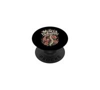 Physical Therapist PT Rose Flower The Muscle Whisperer PopSockets Adhesive PopGrip