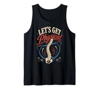 Physical Therapist PT Watercolor Let's Get Physical Tank Top