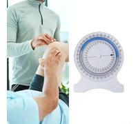 Physical Therapy Bubble Inclinometer for Measuring Range of Motion, Spinal Torsion Goniometer for Flexion Extension Abduction Adduction, 10 x 8.2 cm,(Blue)