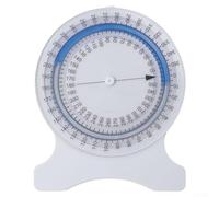 Physical Therapy Bubble Inclinometer for Range of Motion Measurement, Spinal Torsion Goniometer for Flexion Extension Abduction Adduction, 10 x 8.2(Blue)