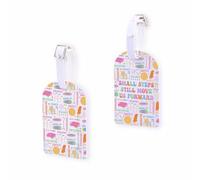 Physical Therapy Inspire Baggage Tag PT Assistant Luggage Tag PT Appreciation Graduation Gift Physiotherapy Gift (Step-taguk)