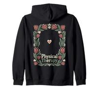 Physical Therapy Script Heart PT Therapist Design Zip Hoodie