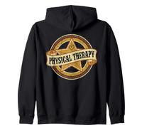 Physical Therapy Script Heart PT Therapist Design Zip Hoodie