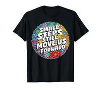Physical Therapy Small Steps Move Us Forward PT Therapist T-Shirt