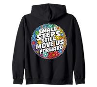 Physical Therapy Small Steps Move Us Forward PT Therapist Zip Hoodie