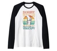 Physical Therapy Therapist Sorry for What I Said PT Retro Raglan Baseball Tee