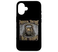 Physical Torture I Mean Therapy Joke Gym Humor Case for iPhone 16