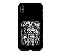 Physician Assistant No God Complex Retro Medical Typography Case for iPhone XS Max