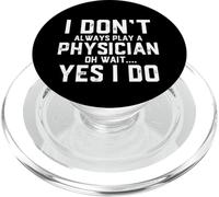 Physician Costume Funny Medical Doctor Healthcare Medicine PopSockets PopGrip for MagSafe