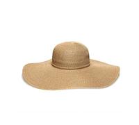 Physician Endorsed Women's Sophia Straw Floppy Hat, Toast Big Brim Round Crown, One Size