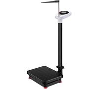 Physician Weight Scale With Height Pole,Bathroom Scale Electronic Height And Weight Scale, Digital, Lcd Liquid Crystal Display, High Precision Sensor, Measurement 70-190Cm(Black,180kg)