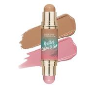 Physicians Formula Butter Glow & Go, Dual-Ended Multiuse Makeup Stick for Cheeks, Eyes and Lips, Complementary Shades for Bronzing, Contouring and Blush, Beachy Pink