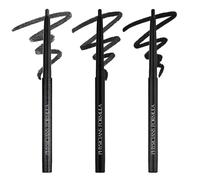 Physicians Formula - Eye Booster Gel Eyeliner Trio - Three Long-lasting Eyliners with Shimmer, Satin, and Matte Finishes - Waterproof Formula - with Botanicals, Vitamin E and Silicone Resin - Black