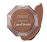 Physicians Formula Mineral Wear Diamond Bronzer, Bronzing Powder with Vitamin E, Minimizes Appearance of Pores and Fine Lines, Powder and Serum Hybrid, Deep Bronze Gem