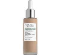 Physicians Formula, Organic Wear Silk Foundation Elixir, Weightless Foundation for a Dewy Finish and Healthy Look, with Organic Jojoba Oil, Aloe Vera, Coconut Oil and Botanical Cactus Flower, Light