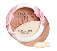 Physicians Formula Ros? All Day Set & Glow Highlighter Face Makeup Powder Sunlit Glow Dermatologist Approved