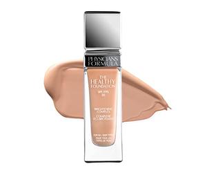Physicians Formula - The Healthy Foundation SPF 20 - Long-wearing Foundation with Lightweight, Medium Coverage - with Brightening Complex, Hyaluronic Acid, Vitamin A, C& E Antioxidant Blend - LC1