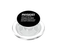 Physicist Definition Physicists Physics Science Teacher Nerd PopSockets PopGrip for MagSafe